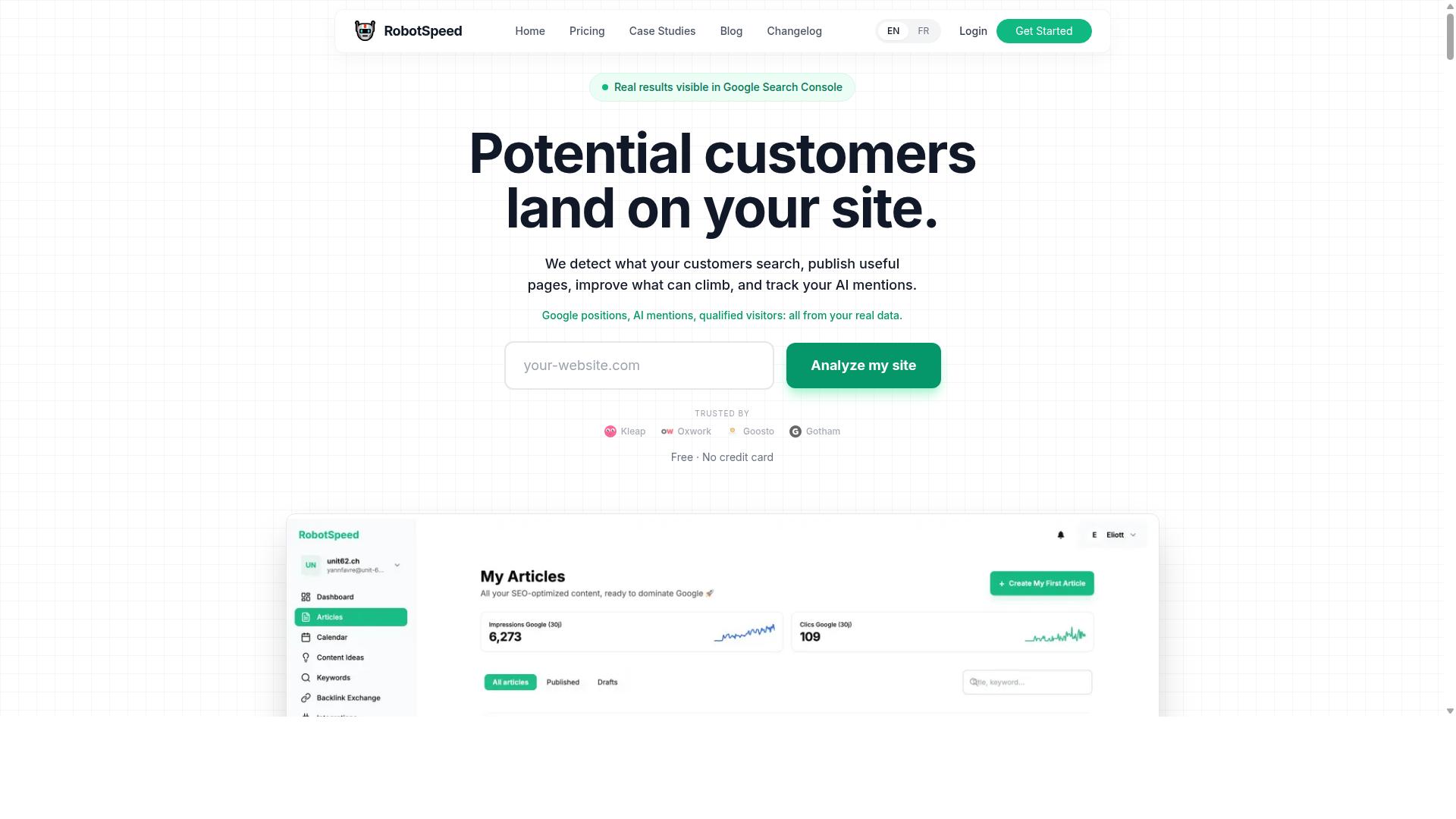 Autoblogging.ai for Keyword Research website